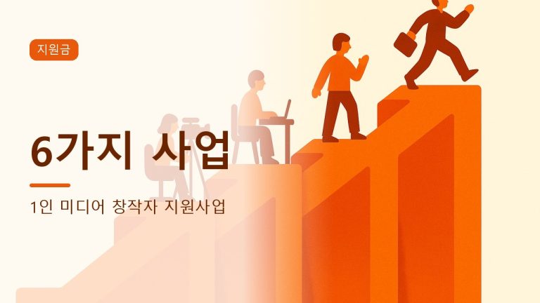 1인 미디어 창작자 지원사업 대표 이미지